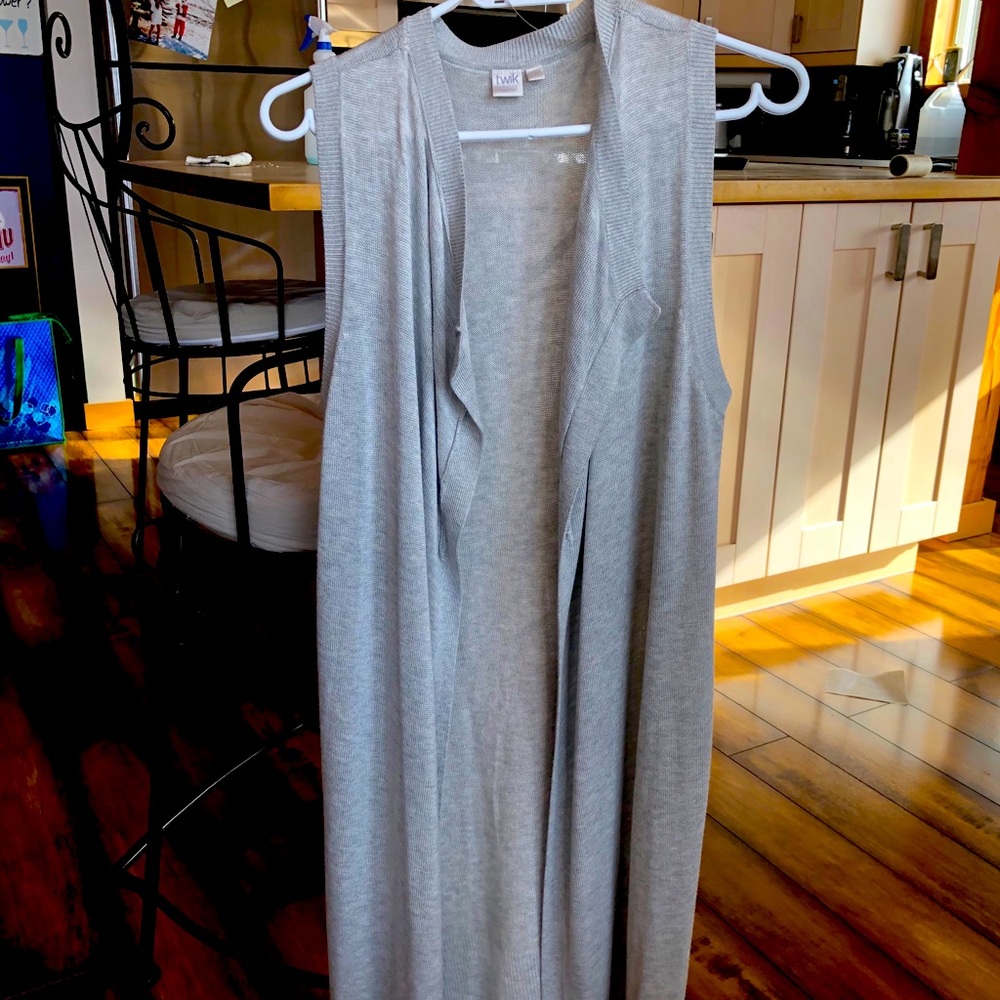 Long sweater vest